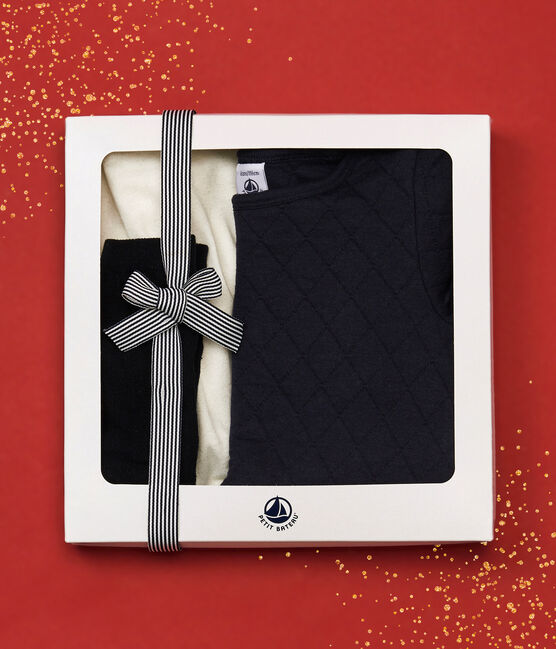 Estuche de regalo con vestido y medias de niña variante 1