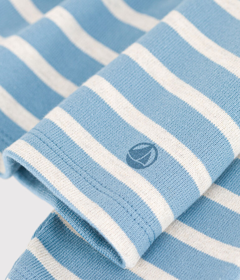 Marinera ic&oacute;nica de algod&oacute;n para ni&ntilde;a/ni&ntilde;o azul/beige