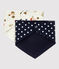 Juego de 2 bandanas-baberos para bebé variante 1