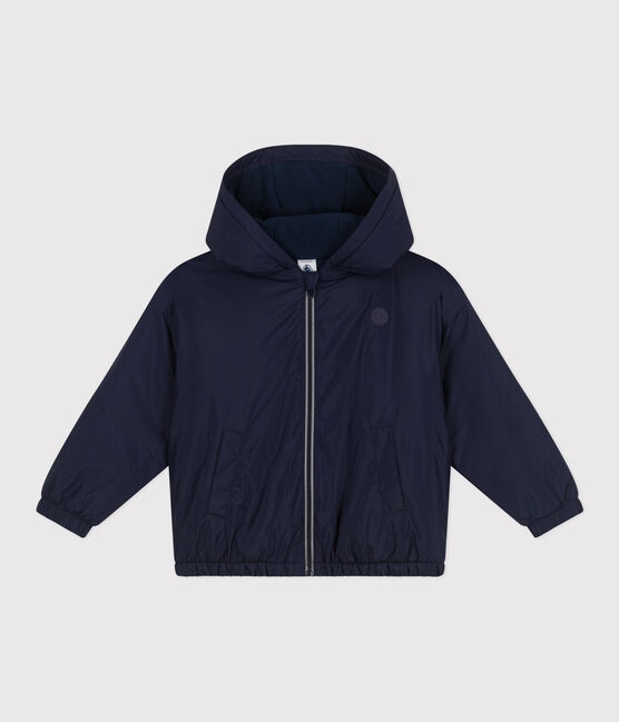 Cortavientos con tejido polar para niño azul SMOKING