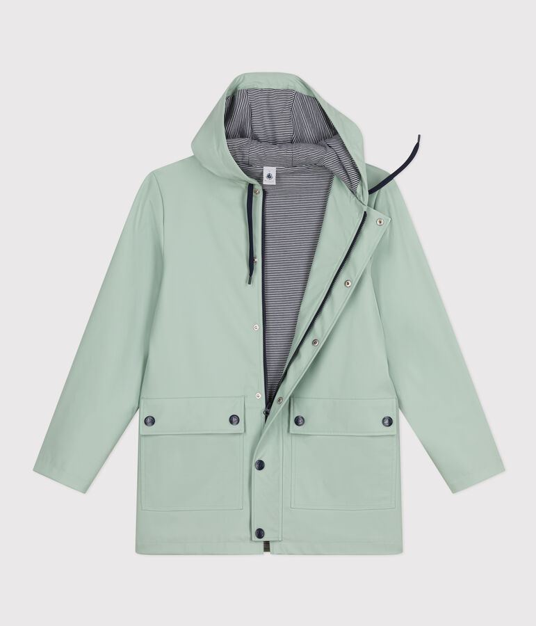 Chubasquero emblem&aacute;tico unisex verde