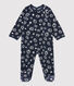 Pelele de bebé con estampado de estrellas de terciopelo