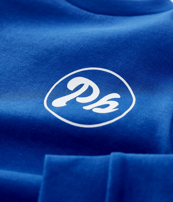 Sudadera de muletón de niño azul MAJOR