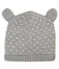 Gorrito con forro polara para bebé mixto gris SUBWAY/blanco MARSHMALLOW