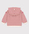 Sudadera con capucha de rizo de bebé blanco AVALANCHE/ STOP