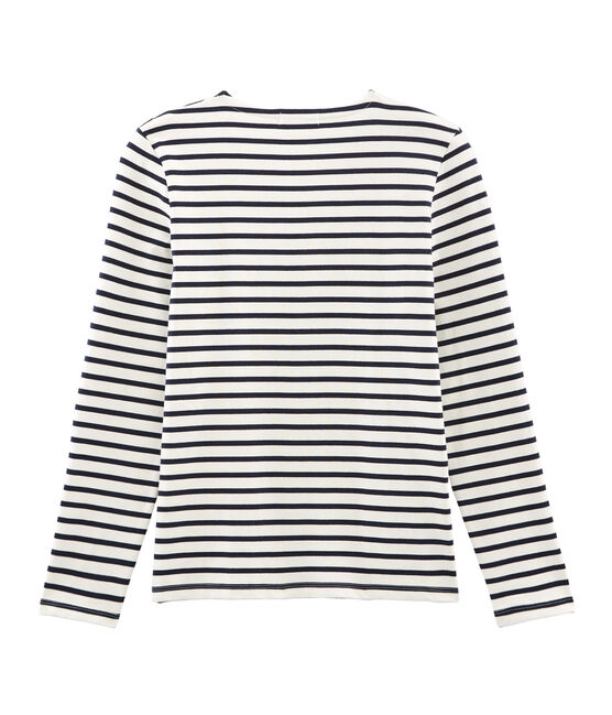 Jersey marinero icónico para hombre beige COQUILLE/azul SMOKING