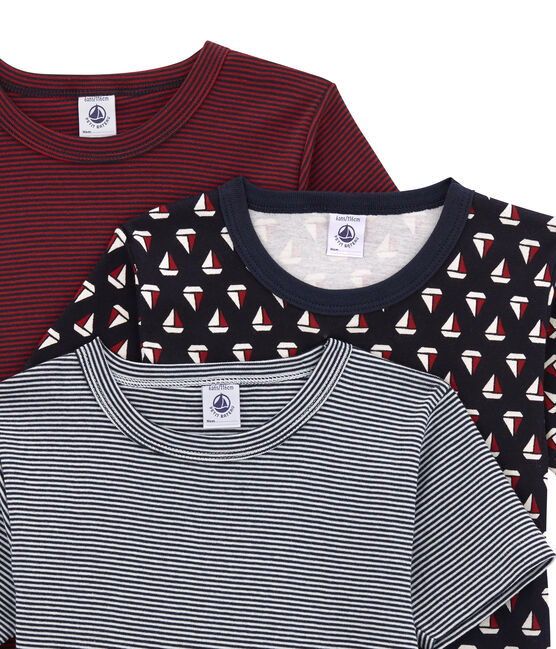Pack de 3 camisetas de manga corta para niño variante 1