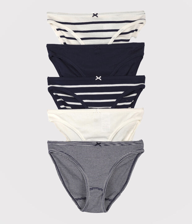 Lote de 5 braguitas para mujer multicolor