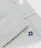 Bermudas cortas infantiles de algodón a rayas blanco MARSHMALLOW/azul BRUT