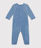 Pijama de terciopelo para bebé azul BEACH