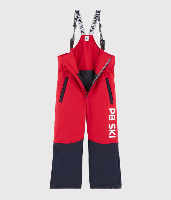 Pantalón de esquí para niño/niña rojo TERKUIT/ SMOKING
