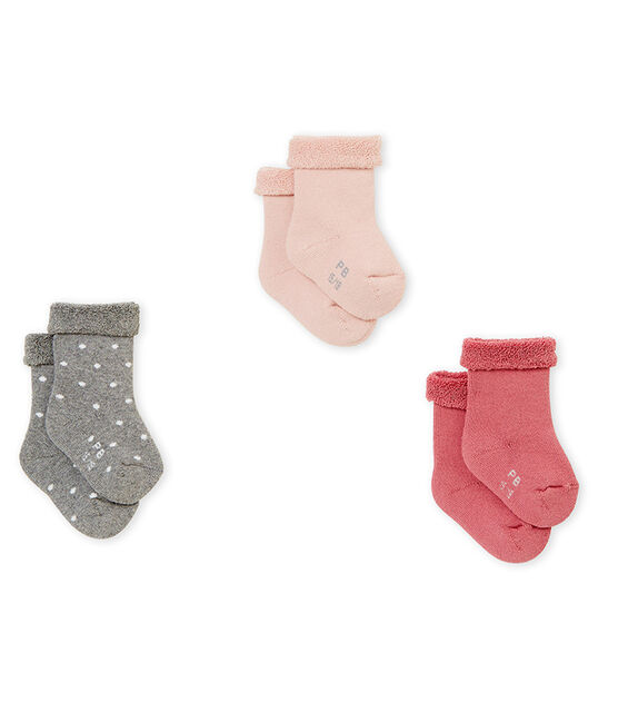 Lote de tres pares de calcetines mixtos de bebé variante 2