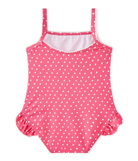 Bañador de niña con lunares rosa PETUNIA/blanco MARSHMALLO