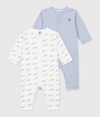 Juego de pijamas sin pies de algod&oacute;n estampado para beb&eacute;