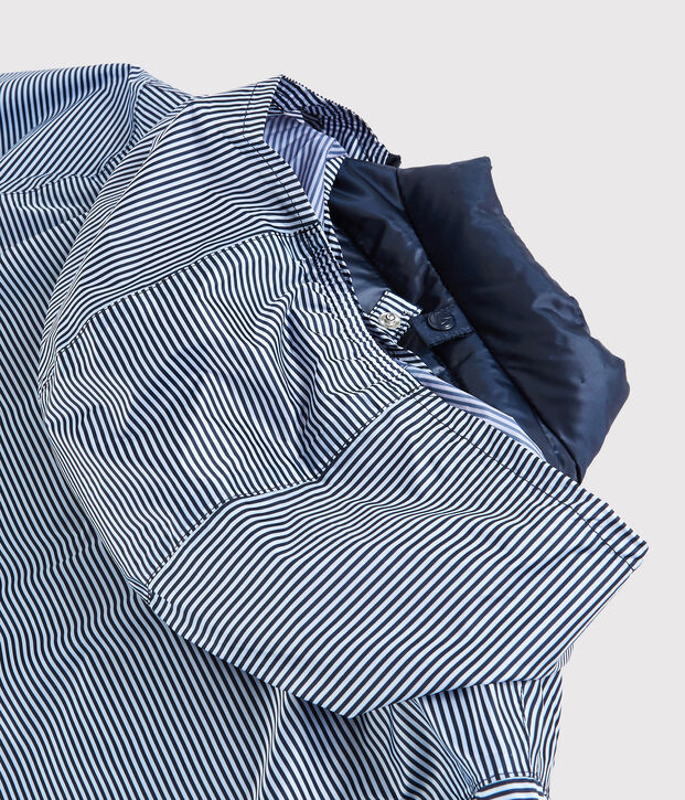Cortavientos 3 en 1 reciclado para mujer azul/blanco