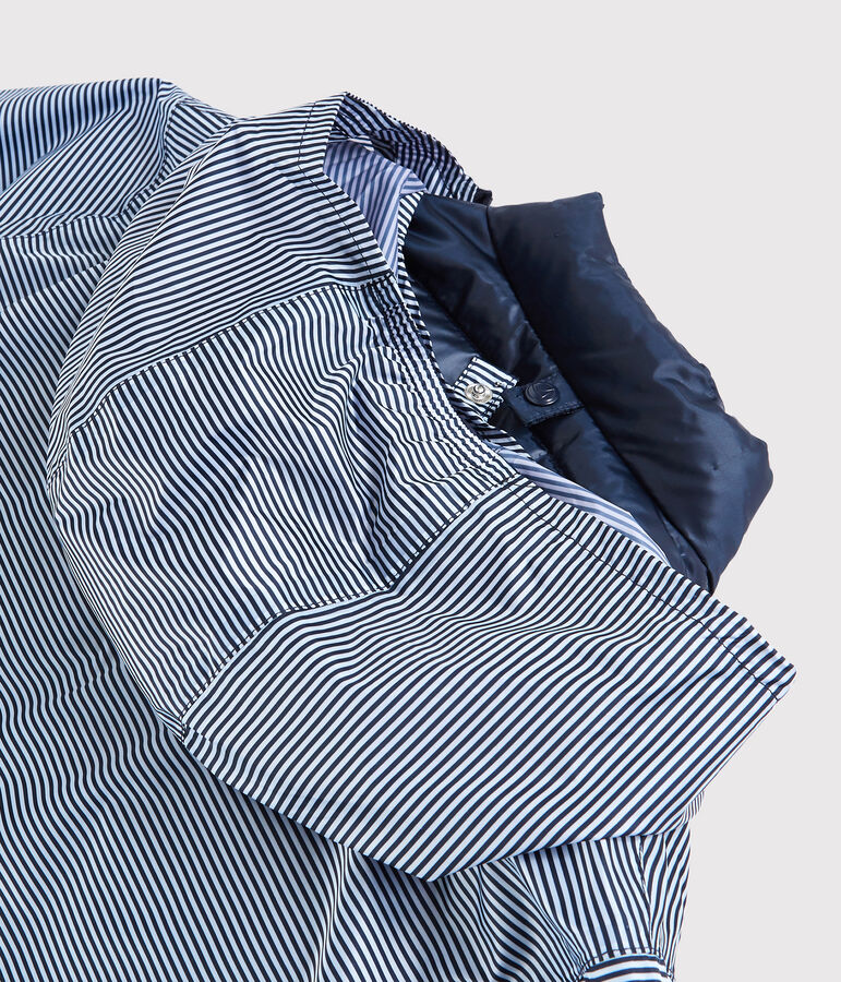 Cortavientos 3 en 1 reciclado para mujer azul/blanco