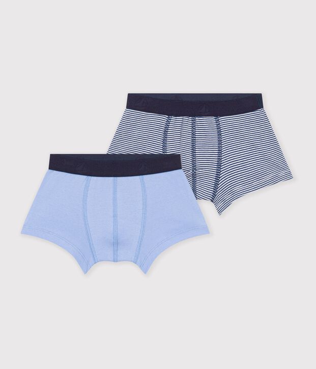 Lot de 2 boxers en coton multicolor