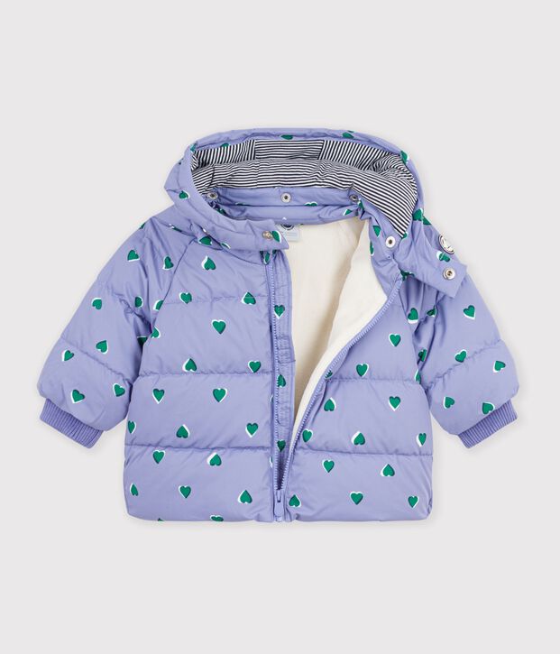 Plum&iacute;fero de poli&eacute;ster con estampado de animal para beb&eacute; violeta/multicolor