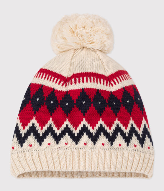Gorro de lana para bebé blanco AVALANCHE/ MULTICO