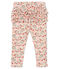 Leggings estampados con volantes para bebé niña blanco MARSHMALLOW/blanco MULTICO