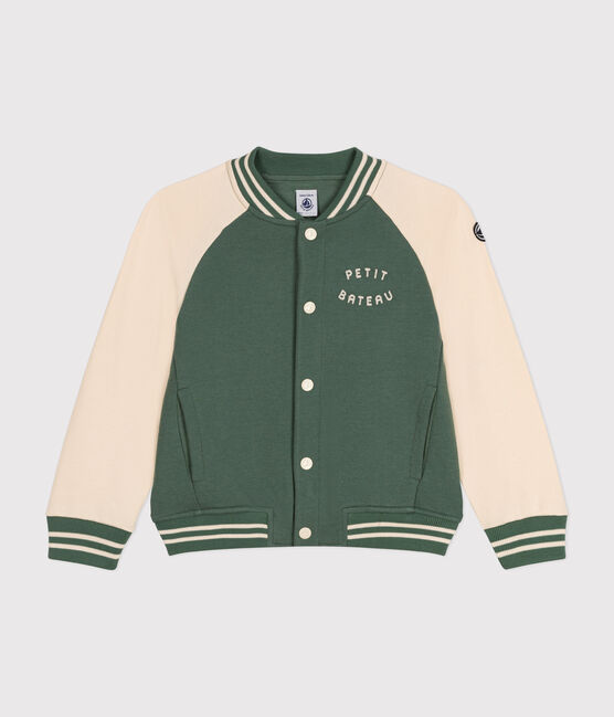 Chaqueta teddy de felpa para niño verde CROCO/ AVALANCHE
