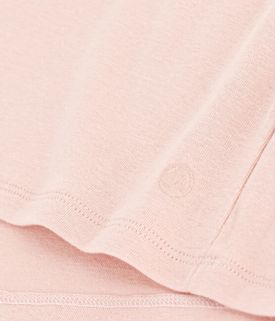 Camiseta L'ICONIQUE de algodón con cuello redondo para mujer rosa SALINE