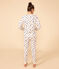 Pijama de algodón con corazón para mujer blanco AVALANCHE/ MULTICO