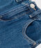 Pantalón de tejido vaquero 100 % sostenible para niña azul DENIM BLEU
