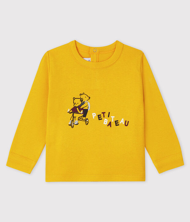 Camiseta para beb&eacute; ni&ntilde;o amarillo