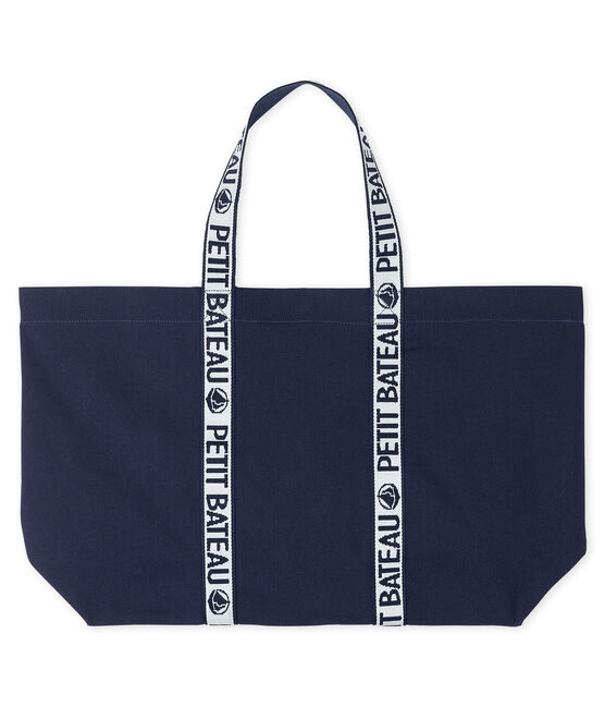 Bolso con logo azul SMOKING