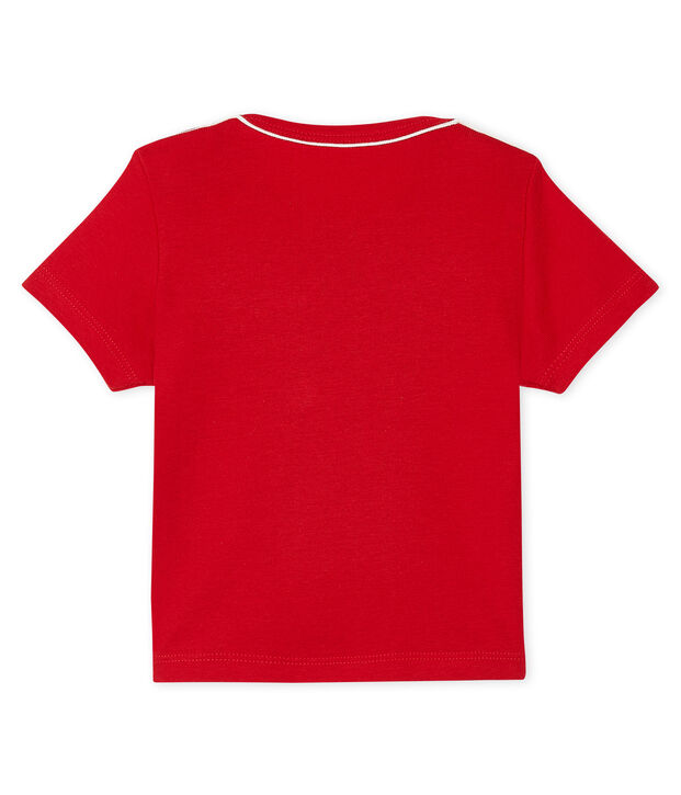 Tee shirt manches courtes b&eacute;b&eacute; gar&ccedil;on rojo