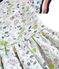 Vestido de ni&ntilde;a blanco/multicolor