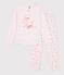 Pijama infantil de algodón con estampado de flores rosa BARELY/ MULTICO