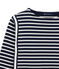 Camiseta para mujer a raya en jersey grueso azul SMOKING/beige COQUILLE