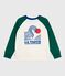 Sudadera infantil de algodón con estampado MILK/ MULTICO