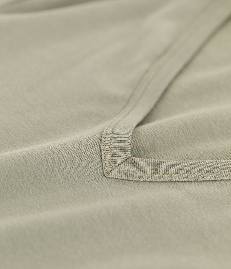 Camiseta L'ICONIQUE de algod&oacute;n con cuello de pico para mujer verde