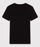 Camiseta L'ICONIQUE de punto «cocotte» de algodón para mujer negro NOIR
