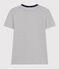 Camiseta La Icónica de algodón a rayas para mujer blanco MARSHMALLOW/azul SMOKING
