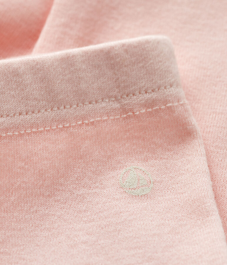 Leggings de algod&oacute;n de beb&eacute; rosa