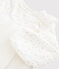 Vestido de manga larga para bebé niña blanco MARSHMALLOW/gris ARGENT