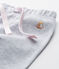 Pantalón de punto para bebé niña gris POUSSIERE CHINE