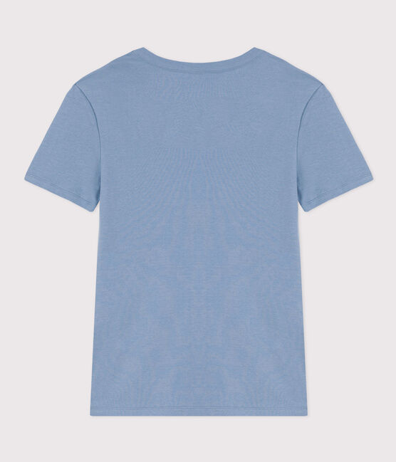 Camiseta L'ICONIQUE de algodón con cuello redondo para mujer azul AZUL