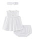 Conjunto para bebé niña 3 piezas en popelina