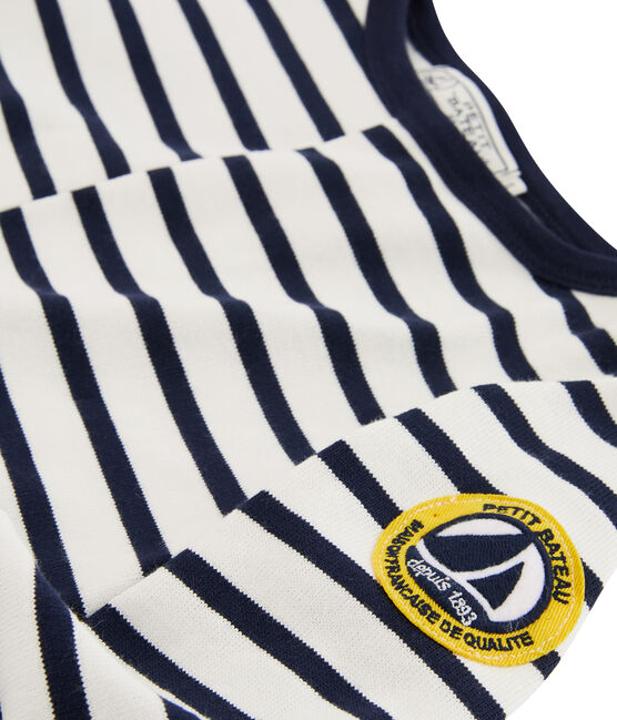 Marinera infantil blanco MARSHMALLOW/azul SMOKING