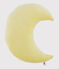 Cojín de luna de terciopelo amarillo BLE