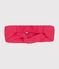 Diadema de tela lisa para bebé rosa GLOSS