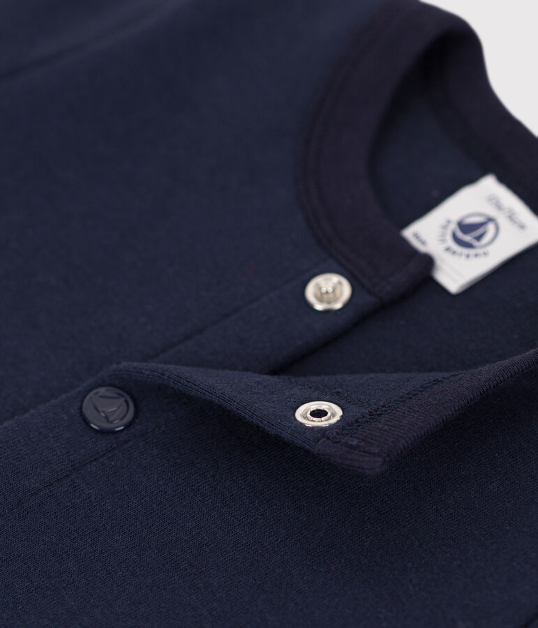 C&aacute;rdigan de punto grueso para beb&eacute; azul