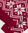 Jersey de lana y algodón con estampados para bebé rojo AMARANTE/ AVALANCHE
