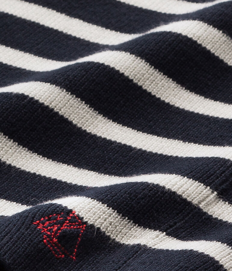 Jersey para ni&ntilde;o azul SMOKING/blanco LAIT