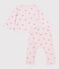Conjunto largo de 2 piezas de algod&oacute;n con estampado de flores para beb&eacute; rosa BARELY/ MULTICO